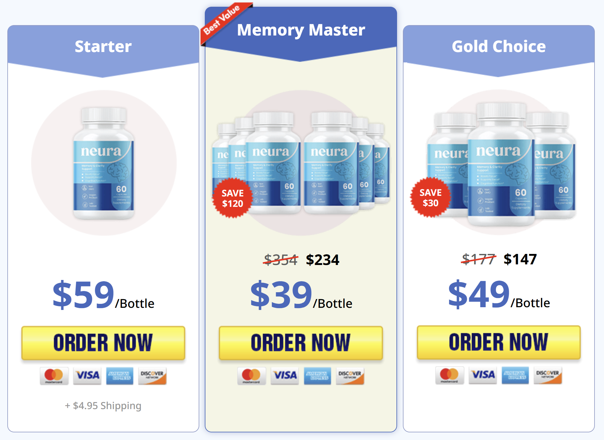 Neura (Super Legit Memory Supplement) Pricing